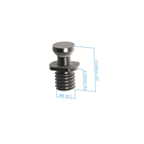 Bolt for components with studs - AF25, 2 pieces product photo Back View L