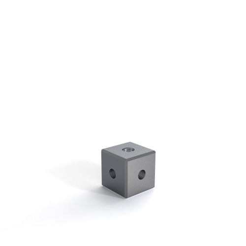 Connecting Elements D20 M6 - Cube product photo Front View L