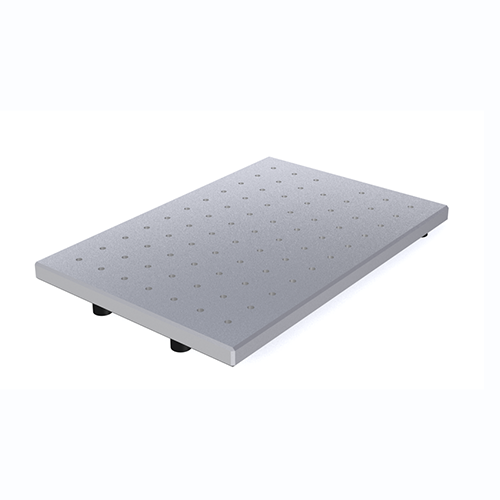 THETA 32 pallet, 1/4-20 and 1/2x1/2 grid, Nickel-plated steel product photo Front View L