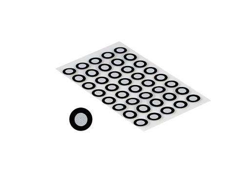 Point markers 6.0 mm, non-coded, retro-reflective, 2000 piece product photo Front View L