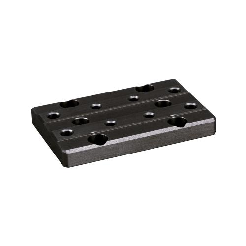 Bar adapter plate, 60 mm product photo Front View L