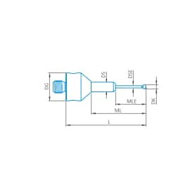 Stylus stepped M5 DK0.5 L24 D!S mono product photo