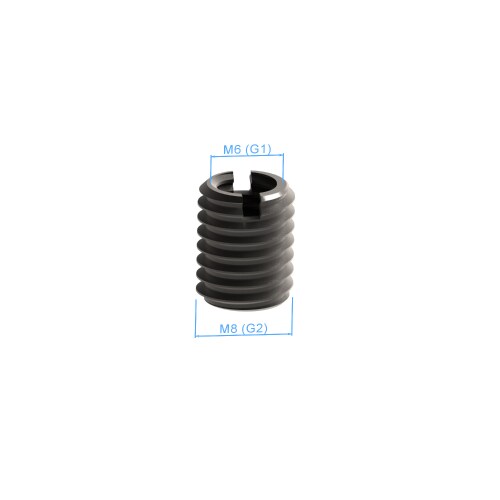 Douille r&eacute;ductrice pour bras pivotant - M8/M6 photo du produit Back View L