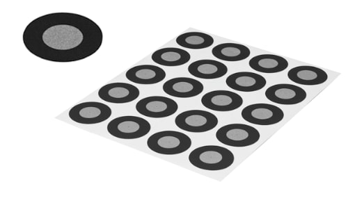 Cibles 12.0 mm, r&eacute;tror&eacute;fl&eacute;chissants, non cod&eacute;s, 1000 pi&egrave;ces photo du produit
