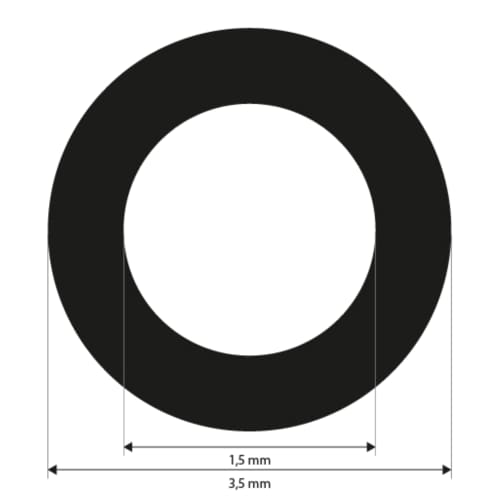 Cibles &agrave; pointe 1,5 mm, blanc, non cod&eacute;, moyen, 3.000 pi&egrave;ces photo du produit