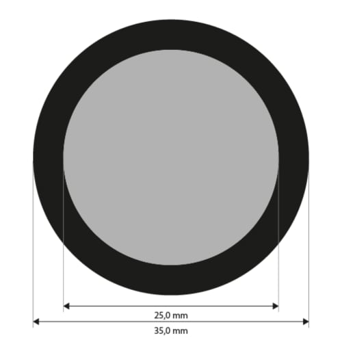 Reference markers 25.0 mm, uncoded, retro-reflective, 240 pieces photo du produit