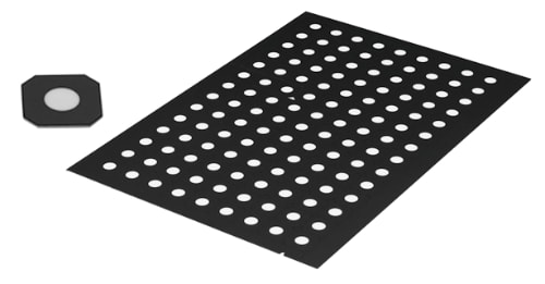 Cibles 5.0 mm, c&eacute;ramique, non cod&eacute;, 126 pi&egrave;ces photo du produit Back View L