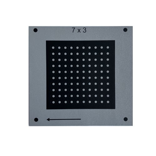 Cibles 3.0 mm, r&eacute;tror&eacute;fl&eacute;chissants, non cod&eacute;s, 1000 pi&egrave;ces photo du produit Front View L