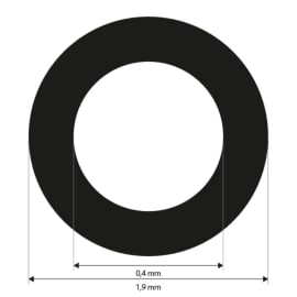 Cibles 0,4 mm, blanc, non cod&eacute;, moyen photo du produit