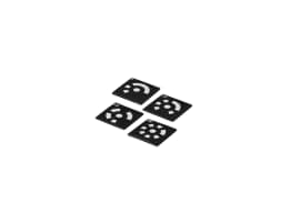 Cibles 3,0 mm, cod&eacute;s 8-112, blanc, magn&eacute;tique photo du produit