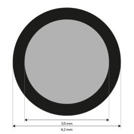 Cibles &agrave; pointe 3,0 mm, non cod&eacute;, r&eacute;tro photo du produit