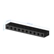 Plaque de base - 25x250x300mm, AF25 photo du produit Back View S