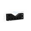 Support en V 120&deg; - 150x25x50mm, AF25 photo du produit Back View S