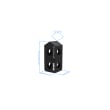 Barre support Delta 120&deg; - 25x25x56,25mm, AF25 photo du produit Back View S
