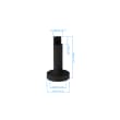 Haut - support 180&deg;, connexion M24x1 photo du produit Back View S