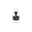 Rondelle d'appui avec fixation - M12x0,5, AF25 photo du produit Back View S