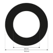 Cibles 8.0 mm, blanc, non cod&eacute;, magn&eacute;tique, 100 pi&egrave;ces photo du produit Back View S