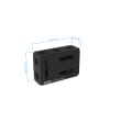 Support ajustable double - 75x50x25, AF25 photo du produit Back View S