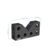 Support en V 90&deg; - 100x25x50mm, AF25 photo du produit Back View S