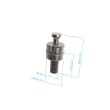 Boulon avec filetage long - M6, AF25 photo du produit Back View S